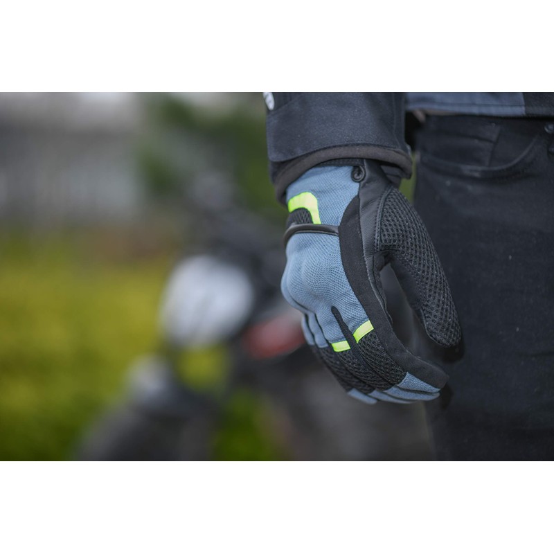 Oxford Brisbane Air Men's Short Summer Glove, Tech Black, 3XL