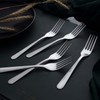 Unokit Stainless Steel Dinner Forks Silverware - 24 Pieces (7.1