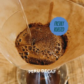 Bent Tree Coffee Roasters Organic Coffee, 12oz (Peru Decaf), Whole Bean Coffee, Medium Roast, USDA Organic, Mountain Water Process, Honey, Almond, Baked Bread Notes, Full Bodied, Sweet and Balanced