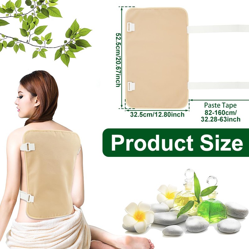 LEEZDTTXAN LEEZDTTXAN 2Pcs Back Essential Oil Pack Set Washable Reusable