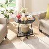 D&H FURNIMMT 20" Living Room Side Table Set of 2