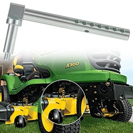 Camoo AM136327 Right Front Lawn Mower Deck Gauge Wheel Arms for John Deere X300 X320 X500 X324 X340 X360 X500 X520 X530 X534 X540