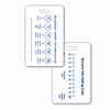 Wong-Baker Faces® Pain Rating Scale Vertical w/NRS Badge ID Card