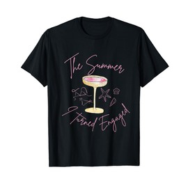 The summer I turned engaged engagement announcement T-Shirt