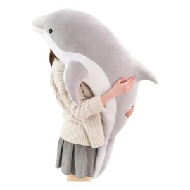 Peluche Suave, Bonito Y Grande, Con Forma De Delfín, Cómodo