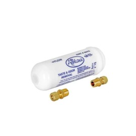 EZ-FLO 60476N 6" Inline Water Filter, Taste & Odor, PVC, NPT Connection