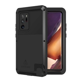 LOVE MEI - Funda para teléfono Galaxy Note 20 Ultra de 5 g, [sin protector de visualización de vidrio] cuerpo completo, resistente a los golpes, a prueba de polvo, funda de silicona de metal para