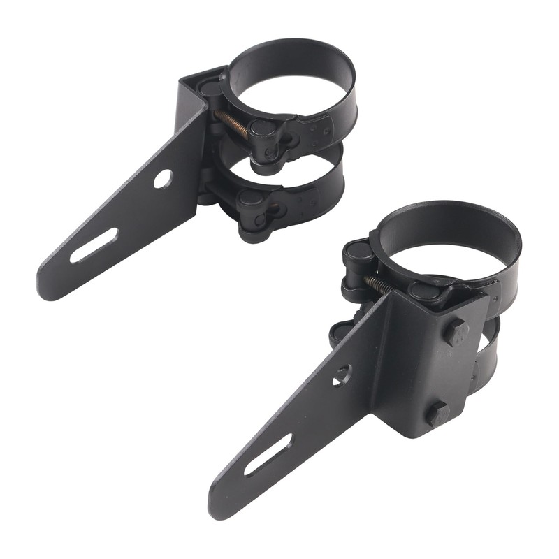 PKEDUO 52mm Motorcycle Headlight Brackets 2-2.16inch Fork Tube Mount Brackets
