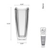 Mikasa Baron Crystal Vase, 11.75 Inch