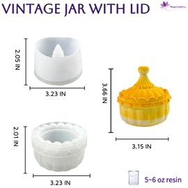 Megeladoty 3D Christmas Tree Candle Molds – Set of 2 Sizes, Christmas Silicone Molds for Candle Making, Epoxy Resin, Plaster, and Chocolate (Cedar Shape) (C1)