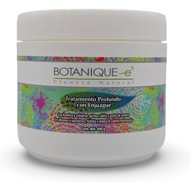 Botanique Tratamiento Capilar Profundo 400g - Reparación con Keratina y Colágeno para Cabello Maltratado - Con Quinoa, Sábila y Romero - Sin Siliconas ni Parabenos (Con Enjuague)