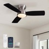 MOOONICHE 32" Ceiling Fan with Light and Remote/APP Controls, Low