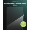 ZAGG ZAGG Glass+ Screen Protector for iPhone 16 Plus /