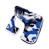 1x Premium PU Camouflage Pattern Blue Golf Blade Putter Cover
