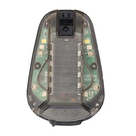Lobamop Helmet Survival Beacon Light Helmet Strobe Light Survival IR Flashlight Waterproof Signal Light with Tape D