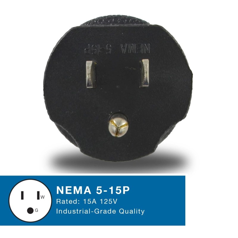 Conntek NEMA 5 15P to 5 15 20R Electrical Plug