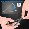 KATX 2 Pcs Nail Clippers Set, Heavy Duty Stainless Steel