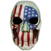 Men's Creepy Red, White & Blue USA Flag Eradicate Skull Mask