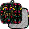 [Pack of 2] Pot Holders for Kitchen, Washable Heat Resistant