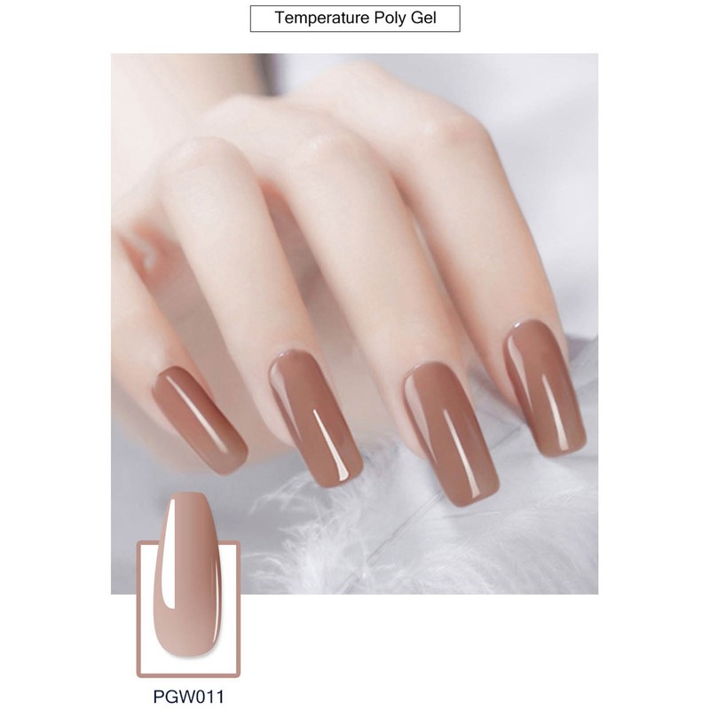 Nail Extension Gel Kit Beautiful Elegant Mild Glitter Decoration Poly