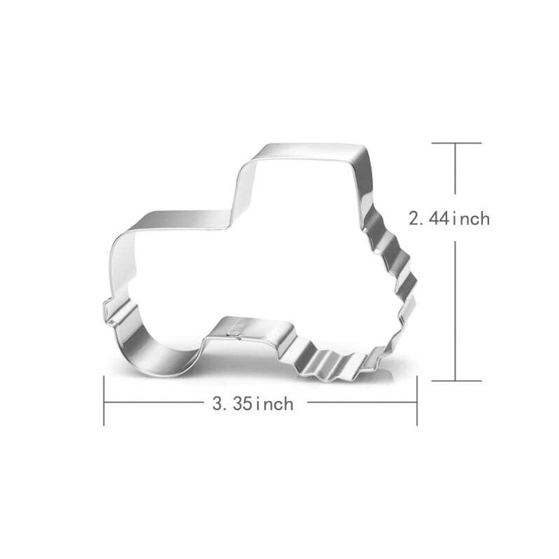 LUBTOSMN Tractor Cookie Cutter-3.3 inch-Biscui Cookie Cutters Molds for Kids