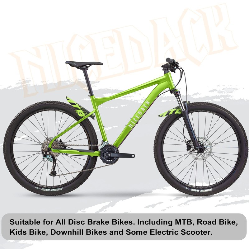 NICEDACK Mudguards Mountain Bike, 2 Pieces Mudguard Fit 20-29 Inch