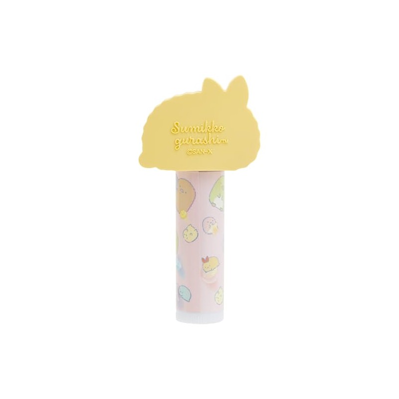 San-X Sumikko Gurashi Lip Cream with Mascot Fluffy Tail (Strawberry