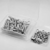 (40 pcs) M5 x 20mm Flat Round Hexagon Socket Head