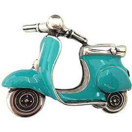 BELTINGER Belt Buckle Scooter 4.0 cm Buckle Interchangeable Buckle Belt Buckle 40 mm Solid with Enamel Interchangeable Belt up to 4 cm, turquoise