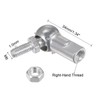 sourcing map CS10 Angle Ball Joint, M6x1.0 Right-Hand Thread, Self-lubricating