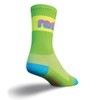 SockGuy, Men's Crew Cuff Socks - Small/Medium, Rad