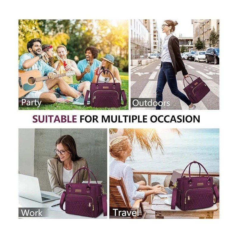 MIYCOO Lunch Bag Lunch Box Women - Leakproof Insulated Lunch