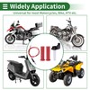X AUTOHAUX 7/8" 22mm 15/16" 24mm Motorcycle Hand Grips Cover