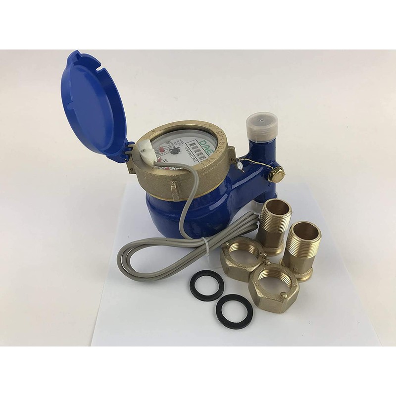 DAE V-50P 1/2” Vertical Water Meter with Pulse Output, Measuring