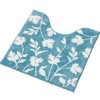 Senko 54272 New Silhouette Toilet Mat, Approx. 23.6 x 23.6