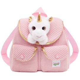 Naturally KIDS Mini Unicorn Backpack - Very Small Toddler Backpack for Girls Boys - Unicorns Gifts for Girls - Little Pink Backpack - Tiny Unicorn Toy