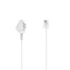Hama 6m White DSL Box Cable TAE-F Male to Modular