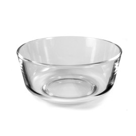 Kitchen Basics 7-inch Glass Bowl (Set of 4), 40.5oz - Sleek & Durable Soda-Lime Glass, BPA-Free, Dishwasher Safe, Ideal for Salads, Snacks, Side Dishes - Oven-Safe & Heat Resistant Serving Bowls