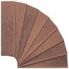 Vintage Brown/Red Faux Brick Wall Tiles, 2 Pieces 3D Thin