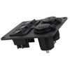 Car Marine 3+2combination LED Single Rocker Green Light Switch+Car Charger