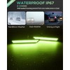 PWOBVZ Green Side Marker Lights Compatible with Ford Mustang 2010
