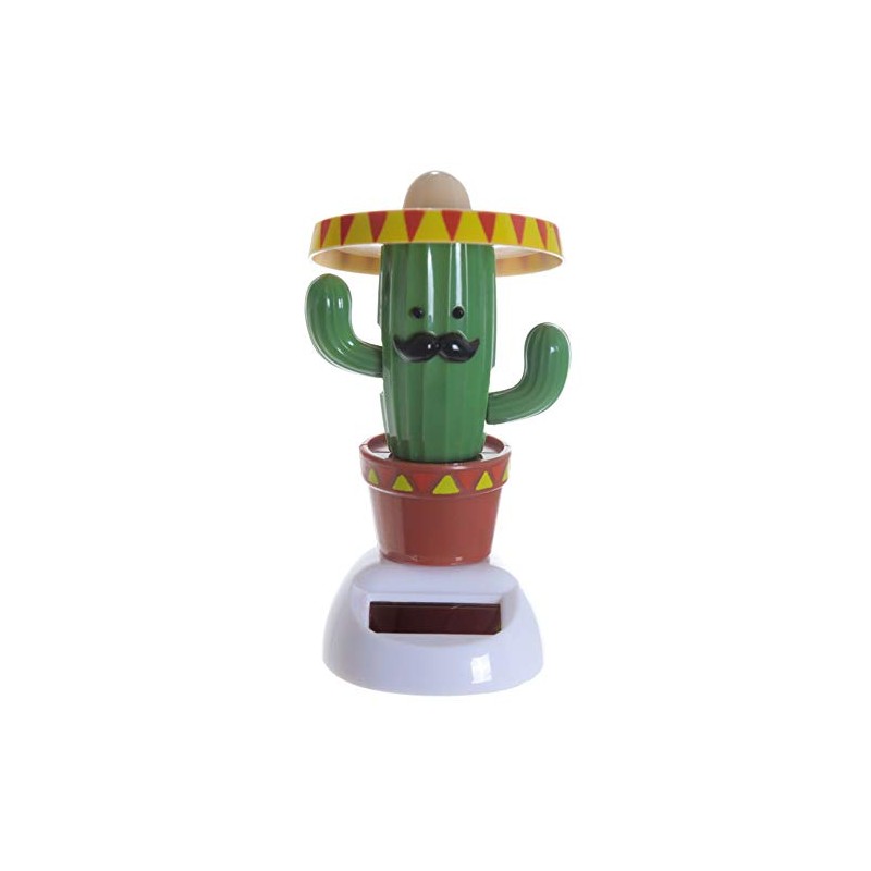 Cactus with Sombrero Hat Solar Figure Bobblehead 11cm Figure Cactus