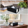 Acrylic Tissue Box Holder Rectangle​ with Curved Design - Decorative