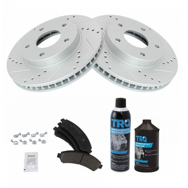 TRQ BKA17446 Brake Kit For Chevy S10 1998-2004 Front 18029863