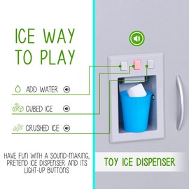 Lil' Jumbl Jumbl Kids Kitchen Set, Pretend Wooden Play Kitchen, Includes Range Hood, Microwave, Stove Top, Oven That Make Realistic Sound & Light, Pots, Pan, Cutting Board & Utensils Included,