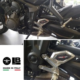 labelbike - 3D Resin Stickers for Motorcycle Door Sill Decorations and Protections compatible with Triumph Trident from 2021
