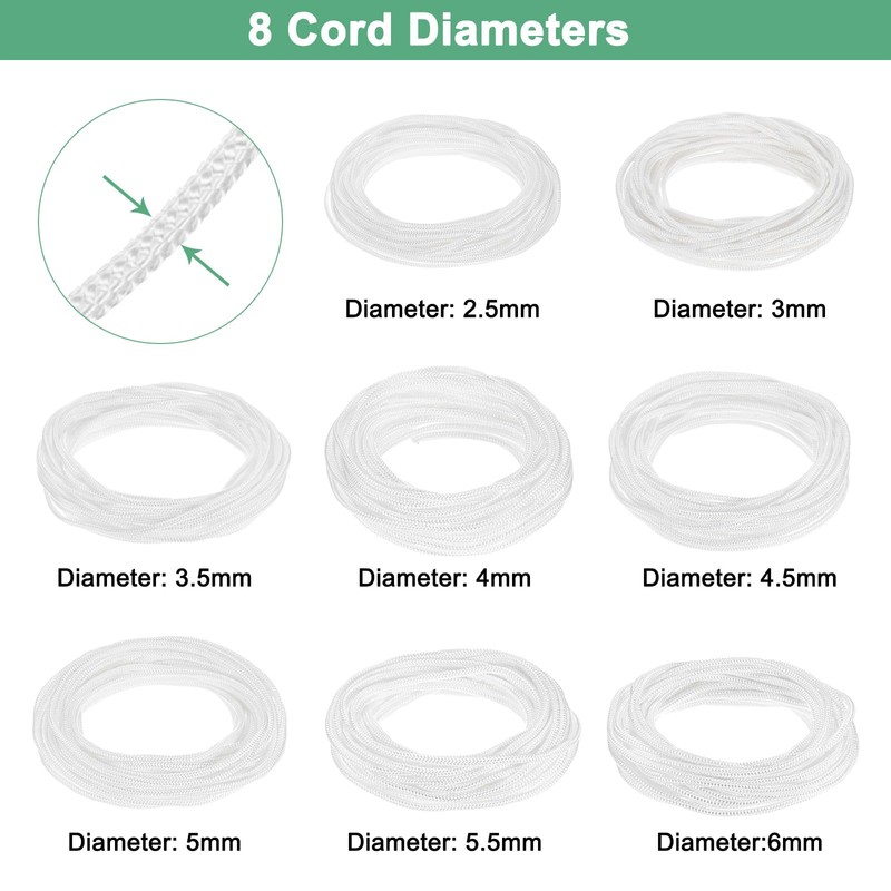 M METERXITY Recoil Starter Rope Pull Cord 4mm 10m Pull