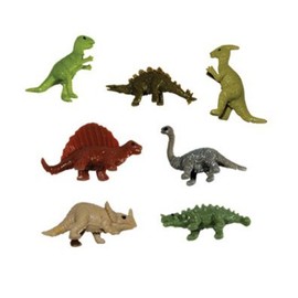 Dinosaur Figures - 10 Tiny Stretchy Mini Dinosaurs