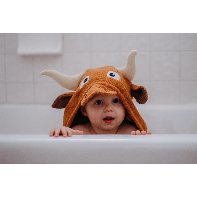 Yikes Twins Hooded Baby Towel for Kids 2-8 | Large