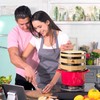 CROWNSPIRE 2 Tier Bamboo Steamer | Bamboo Steamer Basket with